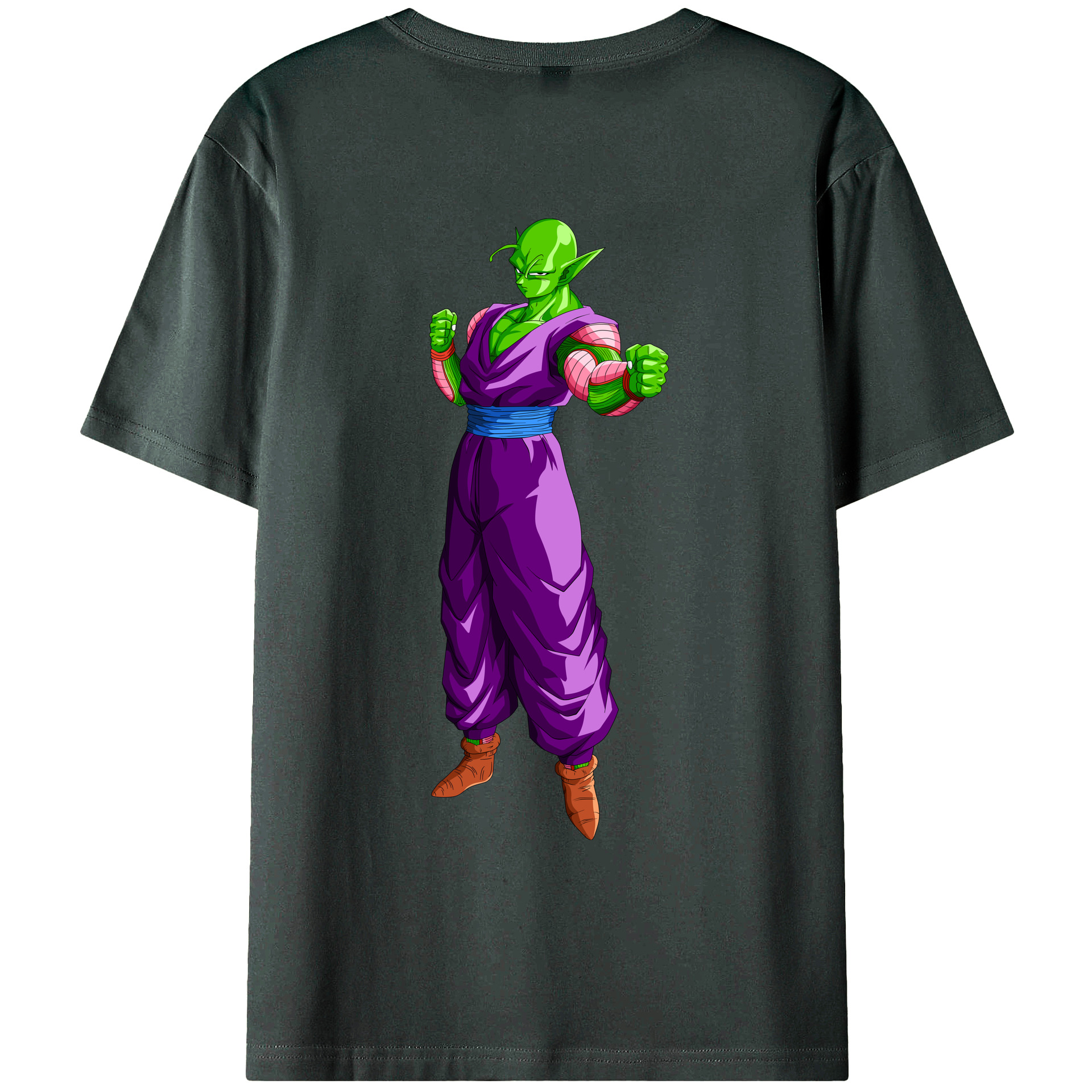 （画像用） ドラゴンボール ピッコロ DRAGON BALL Piccolo 綿100％ メンズ半袖Tシャツ（バックプリント） 通気性
